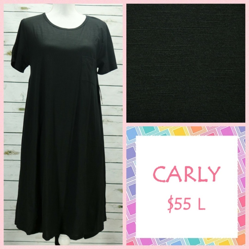 LuLaRoe Carly (Large) Solid Black